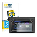 3x BROTECT AirGlass Glass Screen Protector for Volkswagen Polo 6R RMT 400N