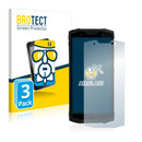 3x BROTECT AirGlass Glass Screen Protector for Doogee S80 Lite