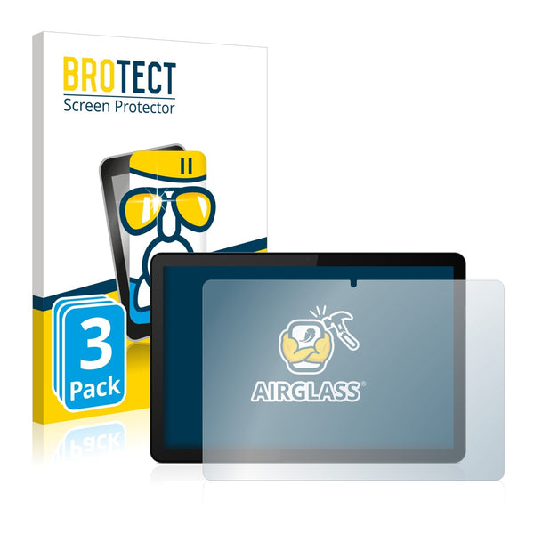 3x BROTECT AirGlass Glass Screen Protector for Lenovo IdeaPad Duet