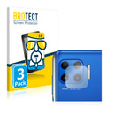 3x BROTECT AirGlass Glass Screen Protector for Motorola Moto G 5G Plus (Camera)