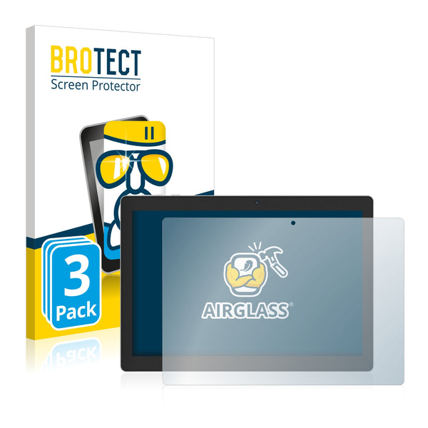 3x BROTECT AirGlass Glass Screen Protector for Vankyo MatrixPad S30