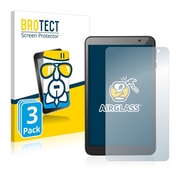 3x BROTECT AirGlass Glass Screen Protector for Vankyo MatrixPad S7