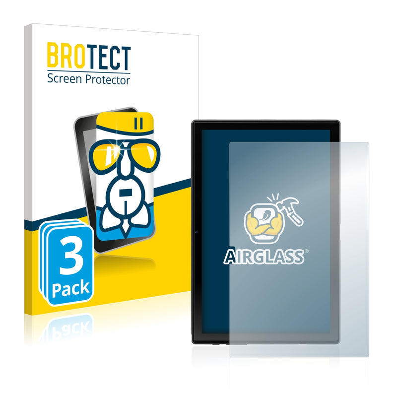 3x BROTECT AirGlass Glass Screen Protector for Blackview Tab 8