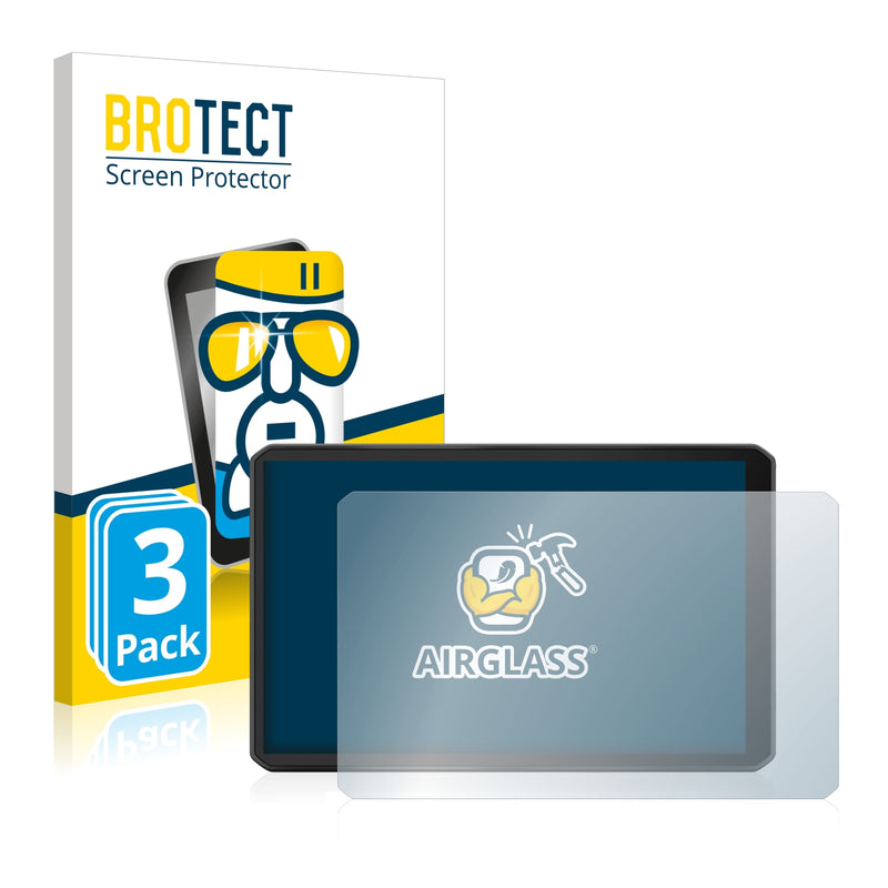 3x BROTECT AirGlass Glass Screen Protector for Garmin Vieo RV 852