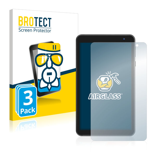 3x BROTECT AirGlass Glass Screen Protector for Aeezo TK701