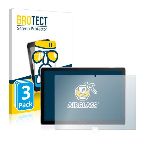 3x BROTECT AirGlass Glass Screen Protector for Feonal K116