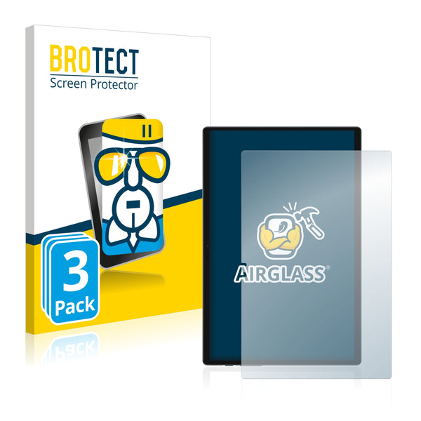 3x BROTECT AirGlass Glass Screen Protector for Teclast M40 Pro (portrait)
