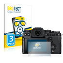 3x BROTECT AirGlass Glass Screen Protector for Fujifilm X-T3 WW