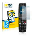 3x BROTECT AirGlass Glass Screen Protector for Emporia emporiaACTIVEglam