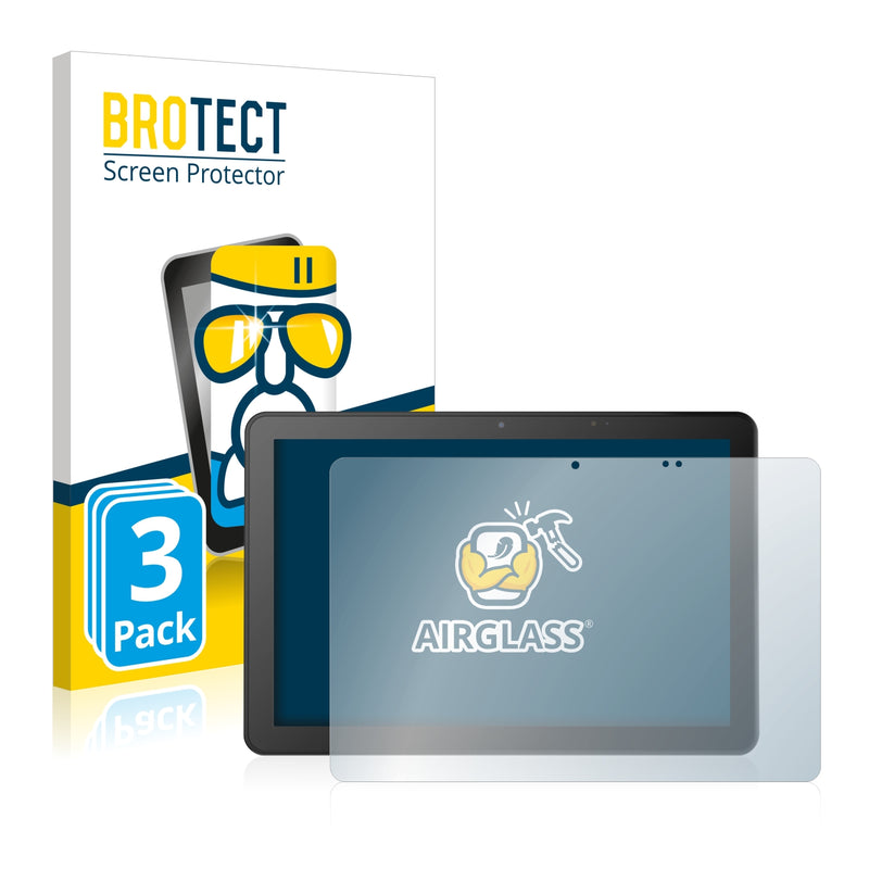 3x BROTECT AirGlass Glass Screen Protector for Sunmi M2 Max