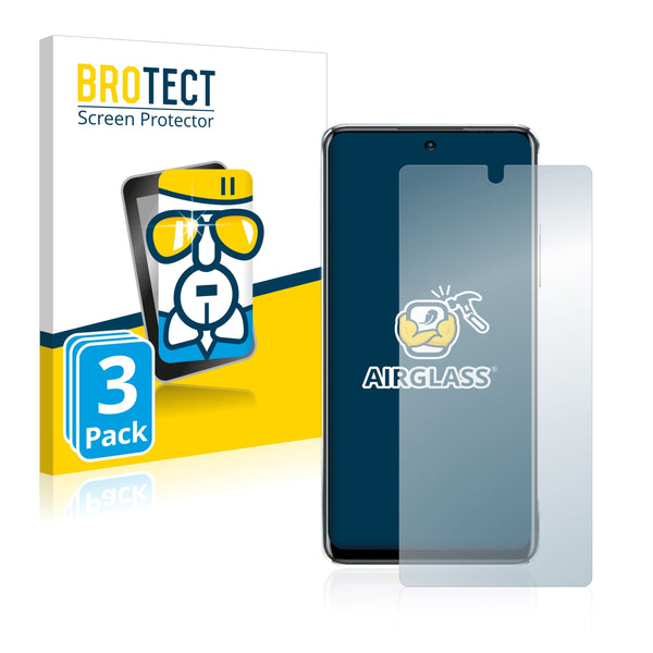 3x BROTECT AirGlass Glass Screen Protector for Infinix Note 11 Pro