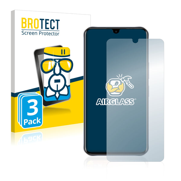 3x BROTECT AirGlass Glass Screen Protector for Infinix Note 11