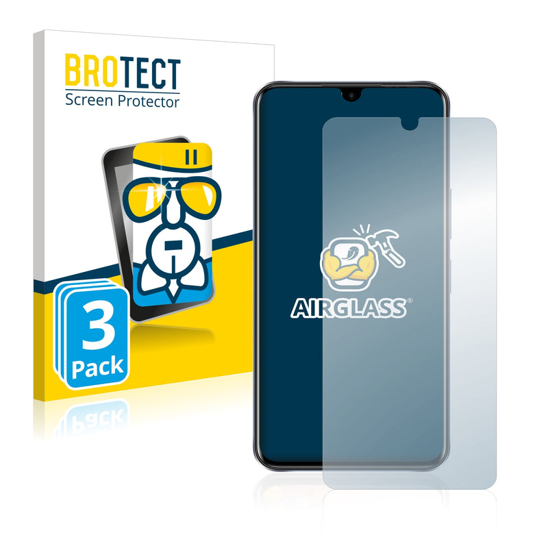 3x BROTECT AirGlass Glass Screen Protector for Infinix Note 11
