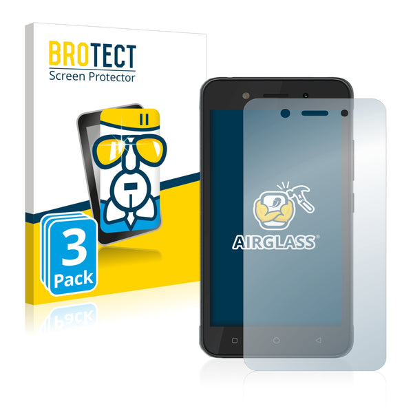 3x BROTECT AirGlass Glass Screen Protector for Tecno Pop 5C