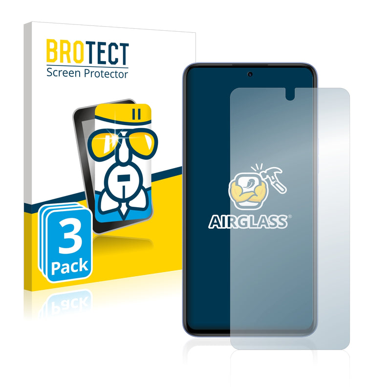 3x BROTECT AirGlass Glass Screen Protector for Tecno Camon 18T