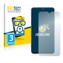3x BROTECT AirGlass Glass Screen Protector for Philips PH2