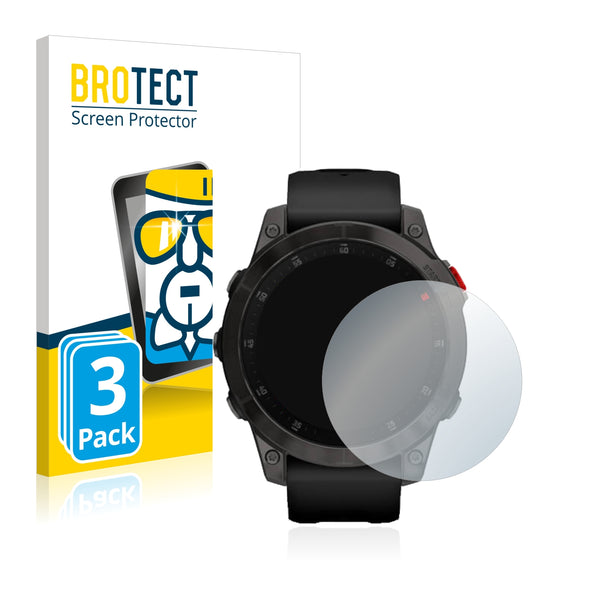 3x BROTECT AirGlass Glass Screen Protector for Garmin epix (Gen 2)