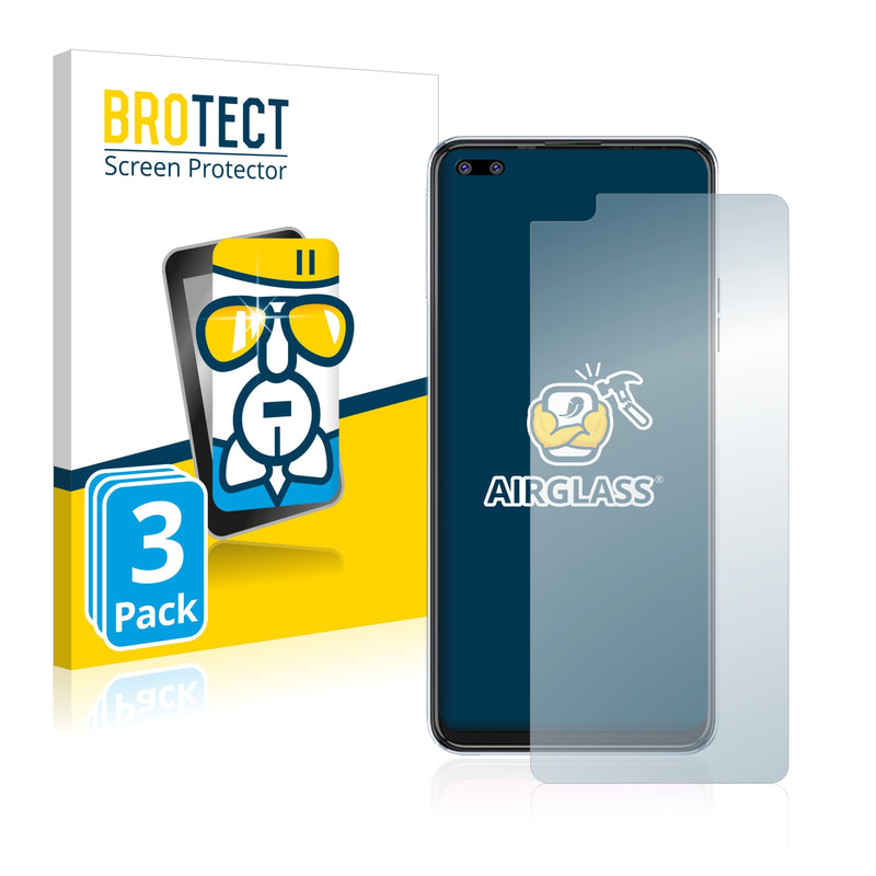 3x BROTECT AirGlass Glass Screen Protector for Tecno Camon 16 Premier