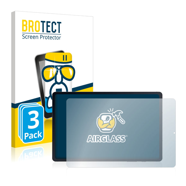 3x BROTECT AirGlass Glass Screen Protector for Samsung Galaxy Tab S6 Lite WiFi 2022