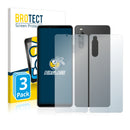 3x BROTECT AirGlass Glass Screen Protector for Sony Xperia 10 IV (Front + Back)