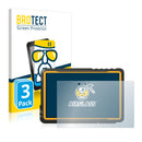 3x BROTECT AirGlass Glass Screen Protector for Getac ZX70 G2-Ex