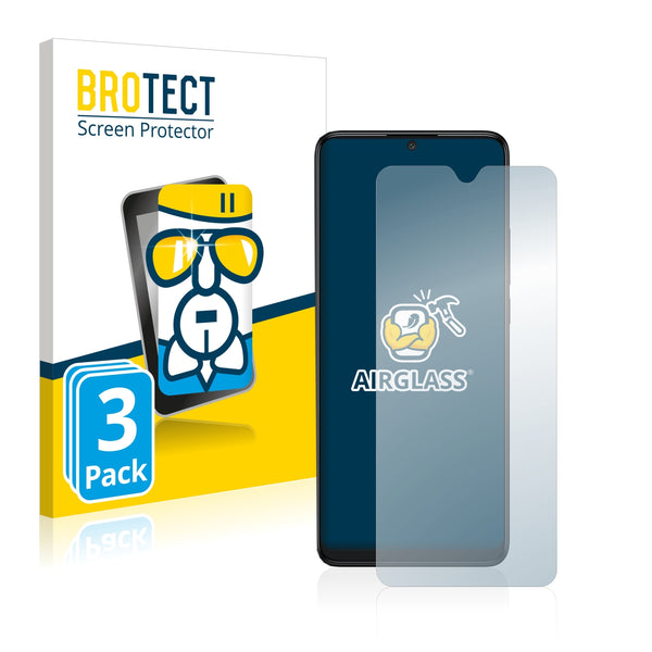 3x BROTECT AirGlass Glass Screen Protector for TLC 30 XL