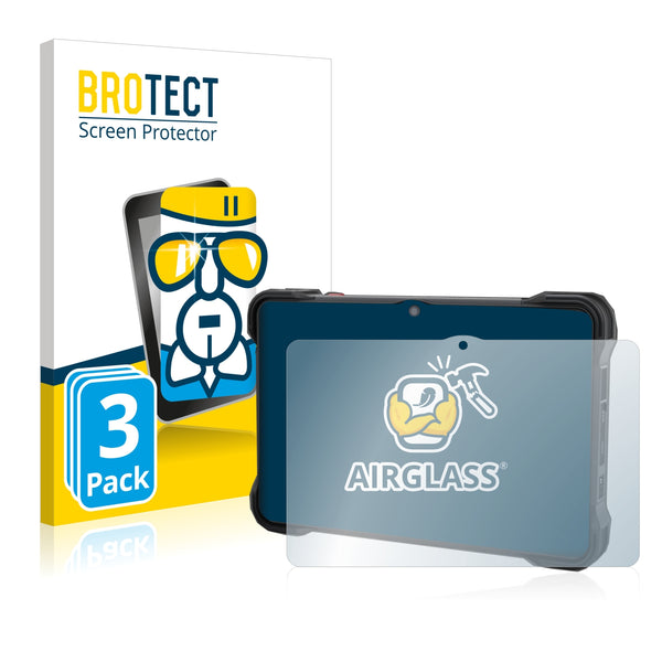 3X Nano Glass Screen Protectors for Bressner Scorpion Rugged 10X Android