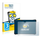 3X Nano Glass Screen Protectors for Bressner Scorpion 10 SLIM Android