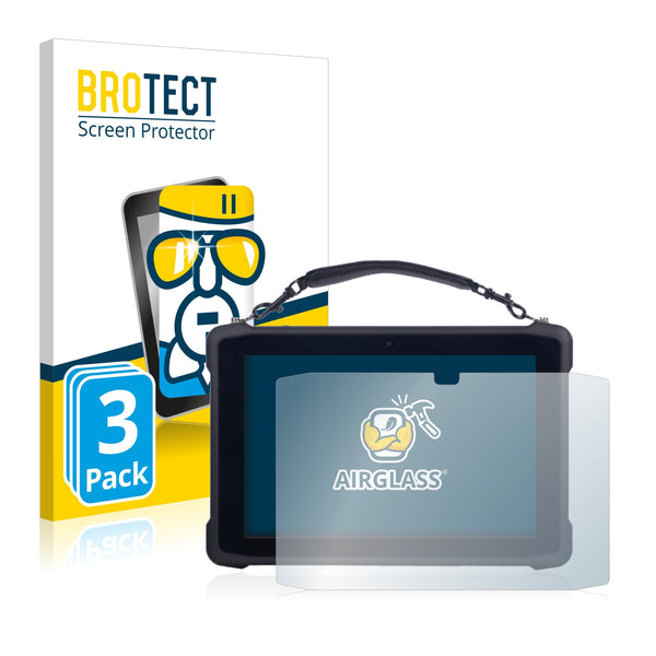 3X Nano Glass Screen Protectors for BCX Elite Range LCW10 Tough Tablet