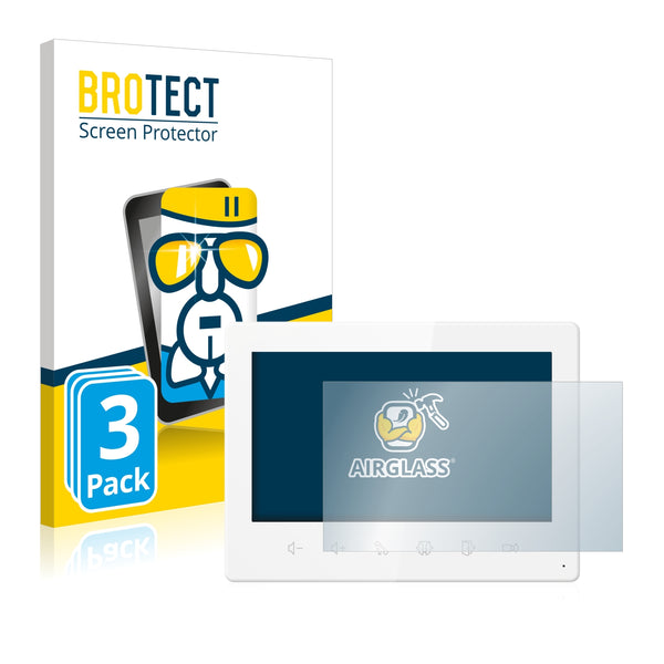 3X Nano Glass Screen Protectors for Hikvision DS-KH1200 Indoor Station