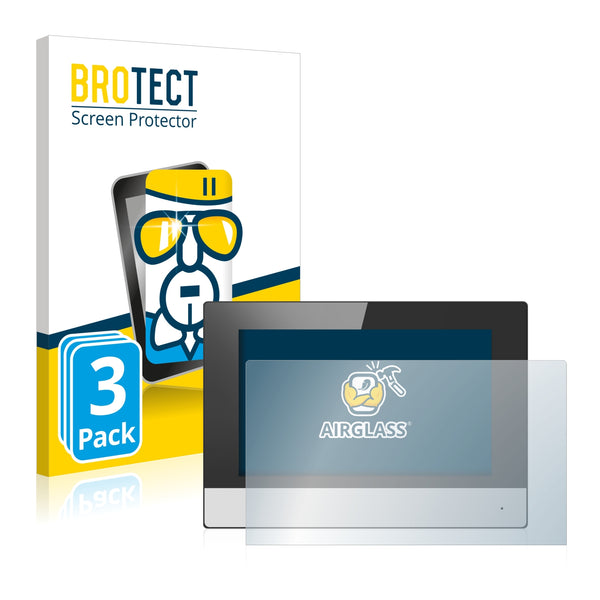 3X Nano Glass Screen Protectors for Hikvision DS-KH6320-WTE2 Indoor Station