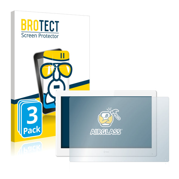 3X Nano Glass Screen Protectors for Hikvision DS-KH9510-WTE1 Indoor Station