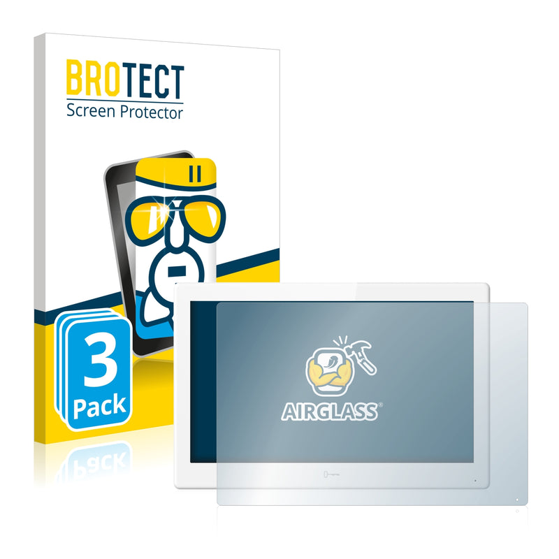 3X Nano Glass Screen Protectors for Hikvision DS-KH9510-WTE1 Indoor Station