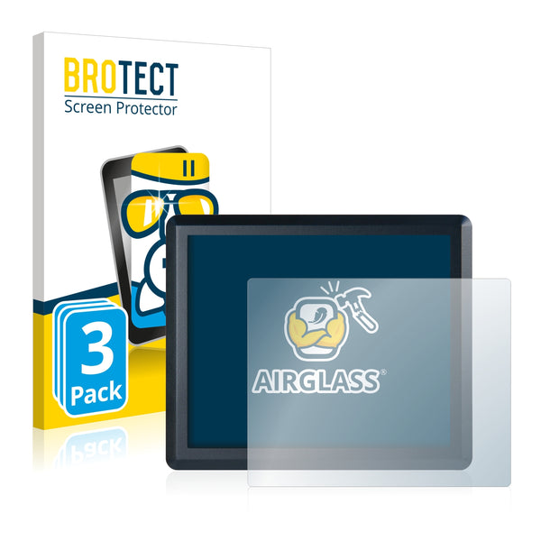 3X Nano Glass Screen Protectors for Contradata Milano PPC-F08B-BT