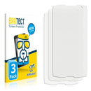 3x BROTECT AirGlass Glass Screen Protector for Crosscall Core M4 Go