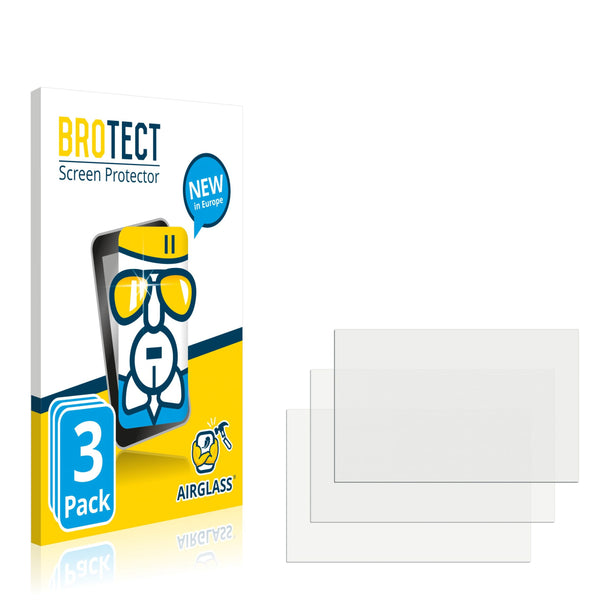 3x BROTECT AirGlass Glass Screen Protector for Feelworld FW279S