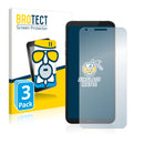 3x BROTECT AirGlass Matte Glass Screen Protector for LG Q6