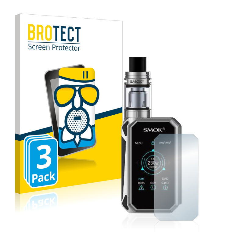 3x BROTECT AirGlass Matte Glass Screen Protector for Smok G-Priv 2