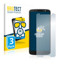 3x BROTECT AirGlass Matte Glass Screen Protector for Motorola Moto G6
