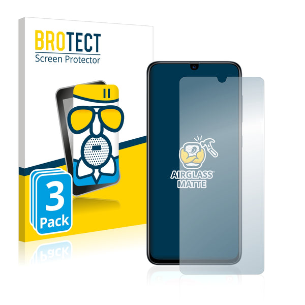 3x BROTECT AirGlass Matte Glass Screen Protector for Samsung Galaxy A70