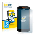3x BROTECT AirGlass Matte Glass Screen Protector for Doogee S80