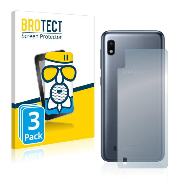 3x BROTECT AirGlass Matte Glass Screen Protector for Samsung Galaxy A10 (Back)