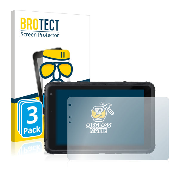 3x BROTECT AirGlass Matte Glass Screen Protector for Caterpillar Cat T20 Pro