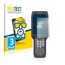 3x BROTECT AirGlass Matte Glass Screen Protector for Honeywell Dolphin CK65