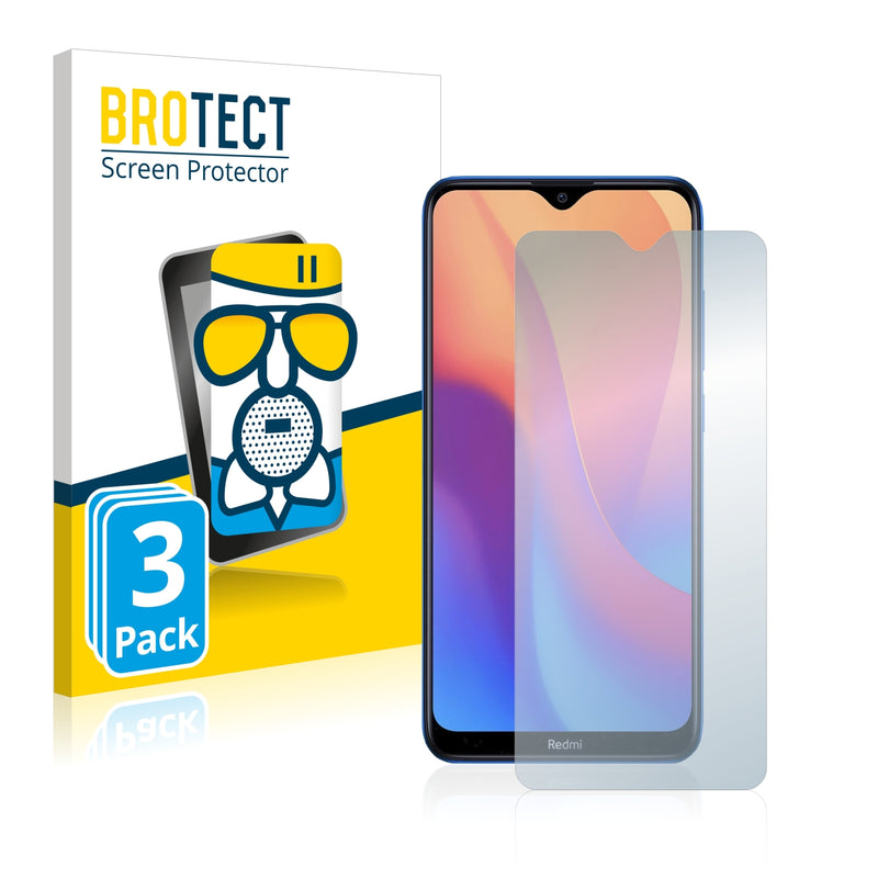 3x BROTECT AirGlass Matte Glass Screen Protector for Xiaomi Redmi 8A