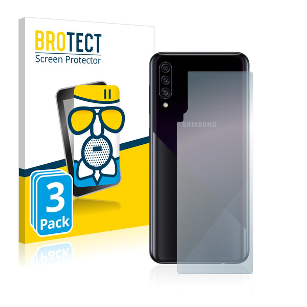3x BROTECT AirGlass Matte Glass Screen Protector for Samsung Galaxy A30s (Back)