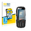 3x BROTECT AirGlass Matte Glass Screen Protector for i.safe Mobile IS310.2