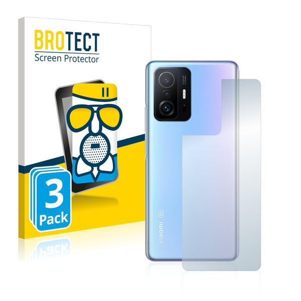 3x BROTECT Matte Screen Protector for Xiaomi 11T (Back)