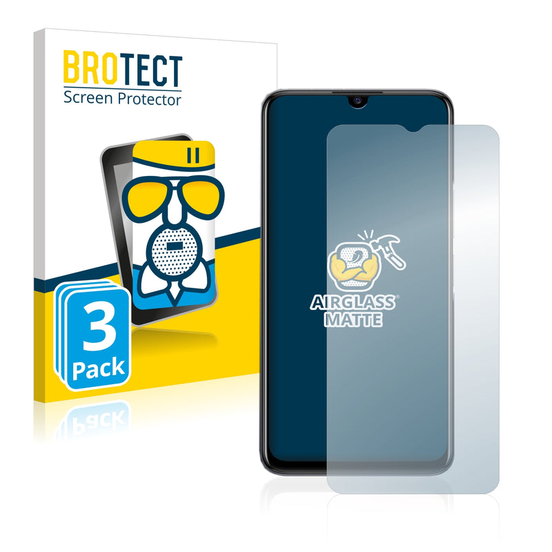 3x BROTECT Matte Screen Protector for Vivo T1x