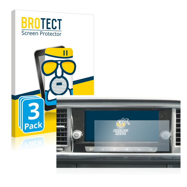 3x BROTECT Matte Screen Protector for Seat Ateca 2021 Media System 8.25